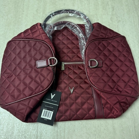 Vanessa Williams quilted duffle bag NWT - Picture 2 of 14